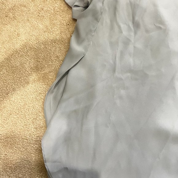 Collective concepts grey short sleeved blouse, size L - Picture 7 of 8